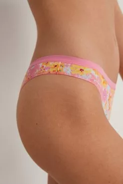 Tezenis Printed Cotton Brazilian Brief -Outlet Tops Store 1SB05T302V DT1W