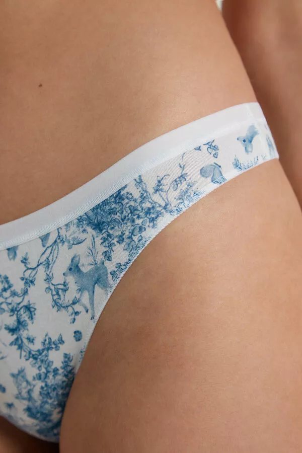 Tezenis Printed Cotton Brazilian Brief 4 Tezenis Printed Cotton Brazilian Brief - Image 4