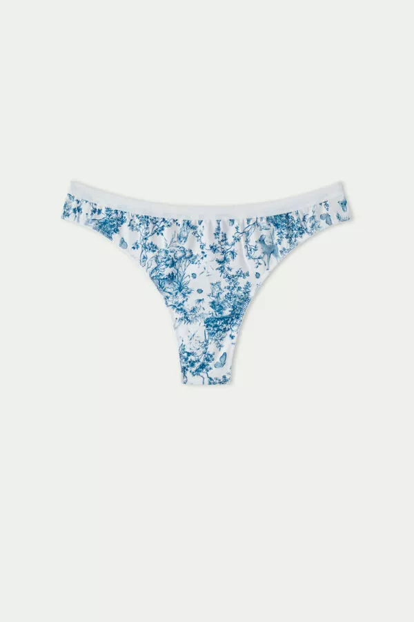 Tezenis Printed Cotton Brazilian Brief 5 Tezenis Printed Cotton Brazilian Brief - Image 5