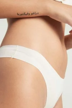 Tezenis Seamless Cheeky Briefs In Cotton -Outlet Tops Store 1SB05V3106 DT1W