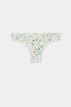 Tezenis Raw Edge Printed Brazilian Brief -Outlet Tops Store 1SB05VT636V F