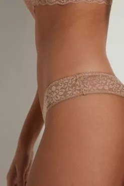 Tezenis Recycled Lace Brazilian Panties -Outlet Tops Store 1SB0601905 DT1W