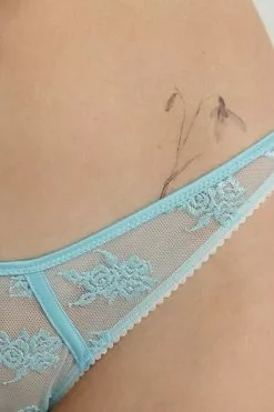 Tezenis Paradise Lace High-Cut Brazilian Panties -Outlet Tops Store 1SB1552255V DT1W