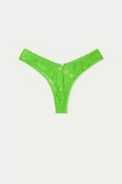 Tezenis Blooming Lace High-Cut Brazilian Panties -Outlet Tops Store 1SB1553308V F