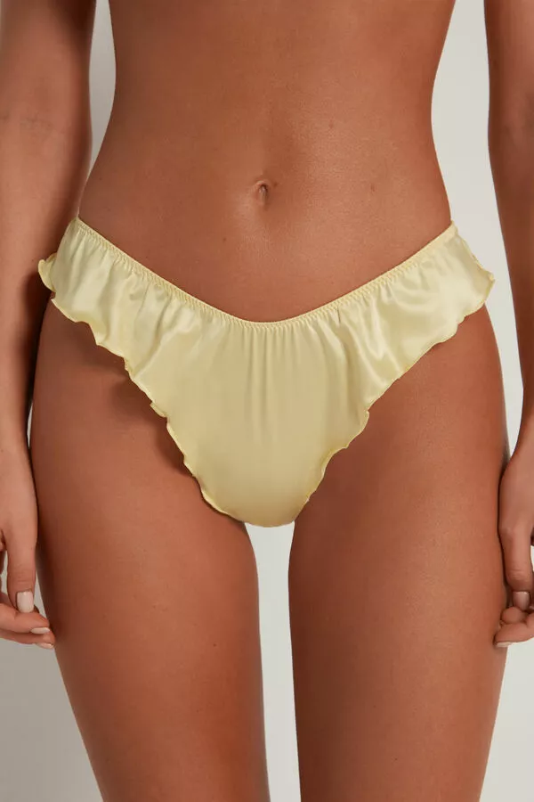 Tezenis Delicate Satin High-Cut Brazilian Panties 1 Tezenis Delicate Satin High-Cut Brazilian Panties