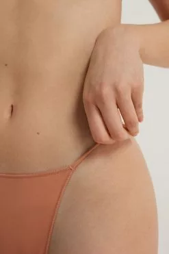 Tezenis High-Cut Microfiber Brazilian String Panties -Outlet Tops Store 1SB1569263V DT1W