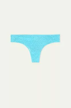 Tezenis Recycled Lace Laser-Cut Microfiber Brazilian Panties -Outlet Tops Store 1SB2060V257V F