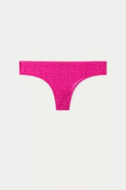 Tezenis Recycled Lace Laser-Cut Microfiber Brazilian Panties -Outlet Tops Store 1SB2060V534V F