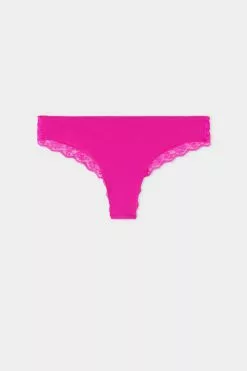 Tezenis Laser-Cut Cotton Recycled Lace Brazilian Panties -Outlet Tops Store 1SB5060V534V F