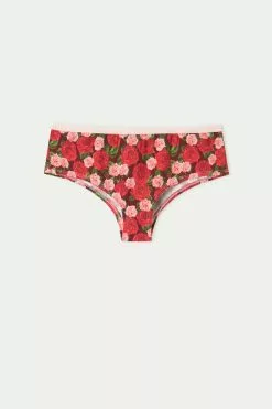 Tezenis Printed Cotton Boyshorts -Outlet Tops Store 1SC05T300V F