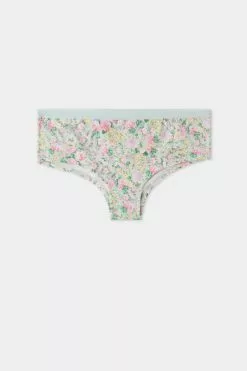 Tezenis Printed Cotton Boyshorts -Outlet Tops Store 1SC05T636V F