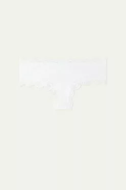 Tezenis Lace And Microfiber Cheeky Hipster -Outlet Tops Store 1SC1095001 F