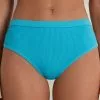 Tezenis Spring Rib High Rise Cotton Brazilian Hipsters