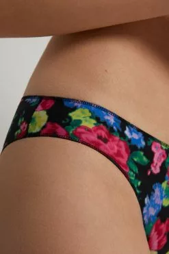 Tezenis Panties In Printed Microfiber -Outlet Tops Store 1SN01T274V DT1W