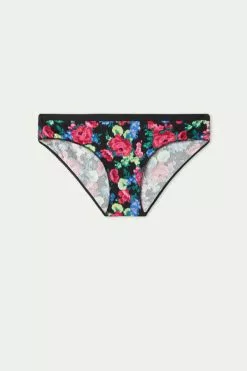 Tezenis Printed Cotton Panties -Outlet Tops Store 1SN05T274V F