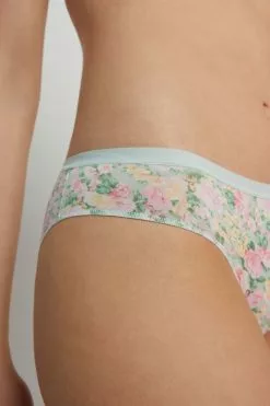 Tezenis Printed Cotton Panties -Outlet Tops Store 1SN05T636V DT1W