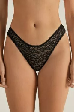 Tezenis Recycled Lace High-Cut Panties