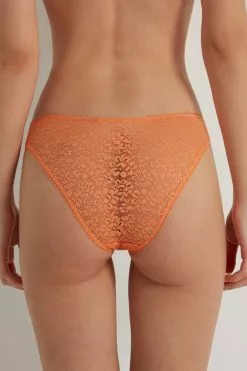 Tezenis Recycled Lace High-Cut Panties -Outlet Tops Store 1SN060S253V BI