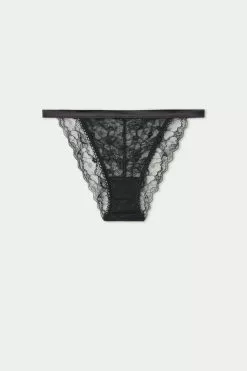 Tezenis Hypnotic Lace High-Waist String Panties -Outlet Tops Store 1SN1544019 F