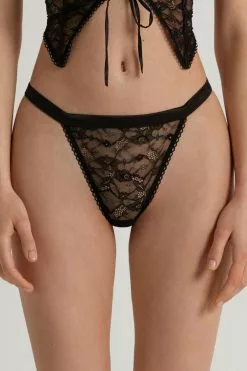 Tezenis Hypnotic Lace High-Waist String Panties