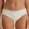 Tezenis Cotton And Recycled Lace Scalloped Trim Panties