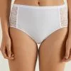 Tezenis Recycled Cotton And Lace High-Leg Panties