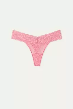 Tezenis Recycled Lace High-Cut Thong -Outlet Tops Store 1SP060S282V F