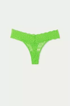 Tezenis Recycled Lace High-Cut Thong -Outlet Tops Store 1SP060S308V F