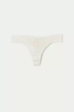 Tezenis Recycled Lace High-Cut Thong -Outlet Tops Store 1SP060S3106 F