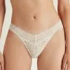 Tezenis Recycled Lace High-Cut Thong