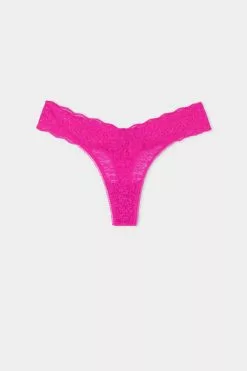 Tezenis Recycled Lace High-Cut Thong -Outlet Tops Store 1SP060S534V F
