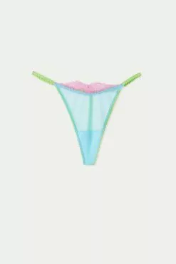 Tezenis Colors Emotion High-Cut String Thong 9 Tezenis Colors Emotion High-Cut String Thong -Outlet Tops Store 1SP1559290V F