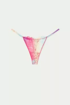 Tezenis Rainbow Lace String Thong 9 Tezenis Rainbow Lace String Thong -Outlet Tops Store 1SP1560278V F