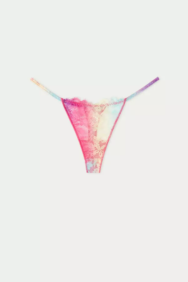 Tezenis Rainbow Lace String Thong 5 Tezenis Rainbow Lace String Thong - Image 5