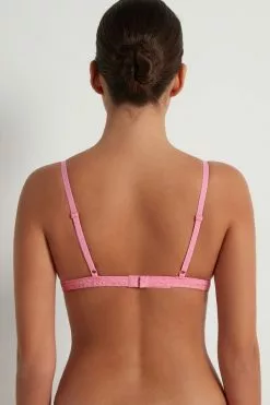 Tezenis Positano Lace Padded Triangle Bra 6 Tezenis Positano Lace Padded Triangle Bra -Outlet Tops Store 1TG060282V BI