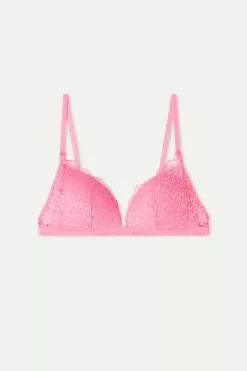 Tezenis Positano Lace Padded Triangle Bra 9 Tezenis Positano Lace Padded Triangle Bra -Outlet Tops Store 1TG060282V F