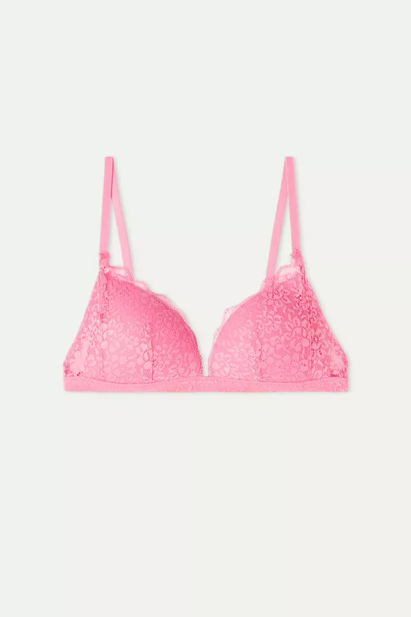 Tezenis Positano Lace Padded Triangle Bra 5 Tezenis Positano Lace Padded Triangle Bra - Image 5