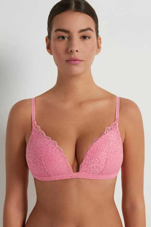 Tezenis Positano Lace Padded Triangle Bra 1 Tezenis Positano Lace Padded Triangle Bra
