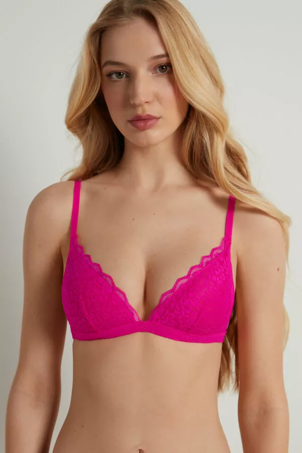 Tezenis Positano Lace Padded Triangle Bra 1 Tezenis Positano Lace Padded Triangle Bra