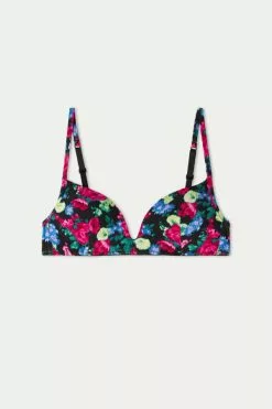 Tezenis London Bra In Printed Cotton 9 Tezenis London Bra In Printed Cotton -Outlet Tops Store 1TI05T274V F