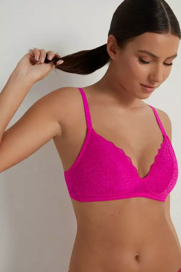 Tezenis Warsaw Lightly Padded Lace Triangle Bra 3 Tezenis Warsaw Lightly Padded Lace Triangle Bra - Image 3