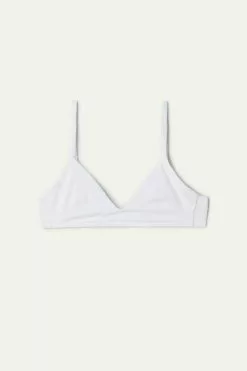 Tezenis Lisbon Non-Wired Triangle Bralette In Cotton -Outlet Tops Store 1TS050 001 F