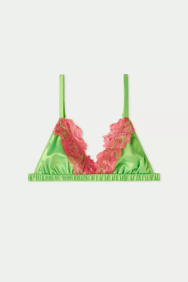 Tezenis Delicate Satin Triangle Bra 5 Tezenis Delicate Satin Triangle Bra - Image 5