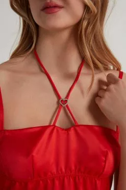 Tezenis Love Potion Satin Slip -Outlet Tops Store 1VC1540276V DT1W