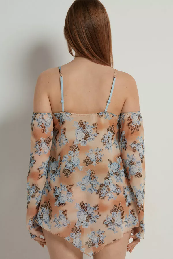 Tezenis Country Flowers Slip With Sleeves 2 Tezenis Country Flowers Slip With Sleeves - Image 2