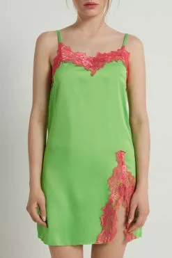 Tezenis Delicate Satin Slip With Slit