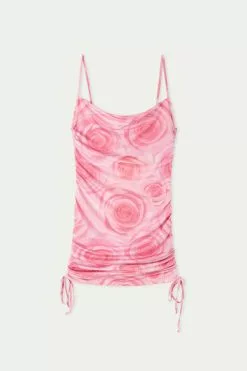 Tezenis Sleeveless Dress With Drawstrings 9 Tezenis Sleeveless Dress With Drawstrings -Outlet Tops Store 1WA1155326V F