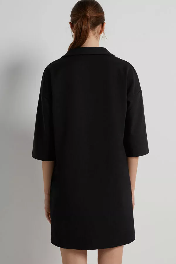 Tezenis Twill 3/4 Sleeve Dress 2 Tezenis Twill 3/4 Sleeve Dress - Image 2