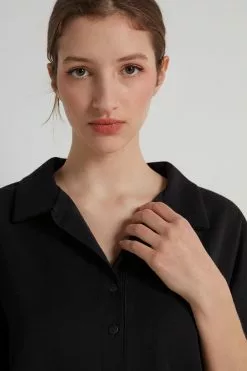 Tezenis Twill 3/4 Sleeve Dress 8 Tezenis Twill 3/4 Sleeve Dress -Outlet Tops Store 1WA1156019 DT1W