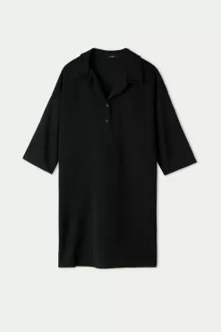 Tezenis Twill 3/4 Sleeve Dress 9 Tezenis Twill 3/4 Sleeve Dress -Outlet Tops Store 1WA1156019 F